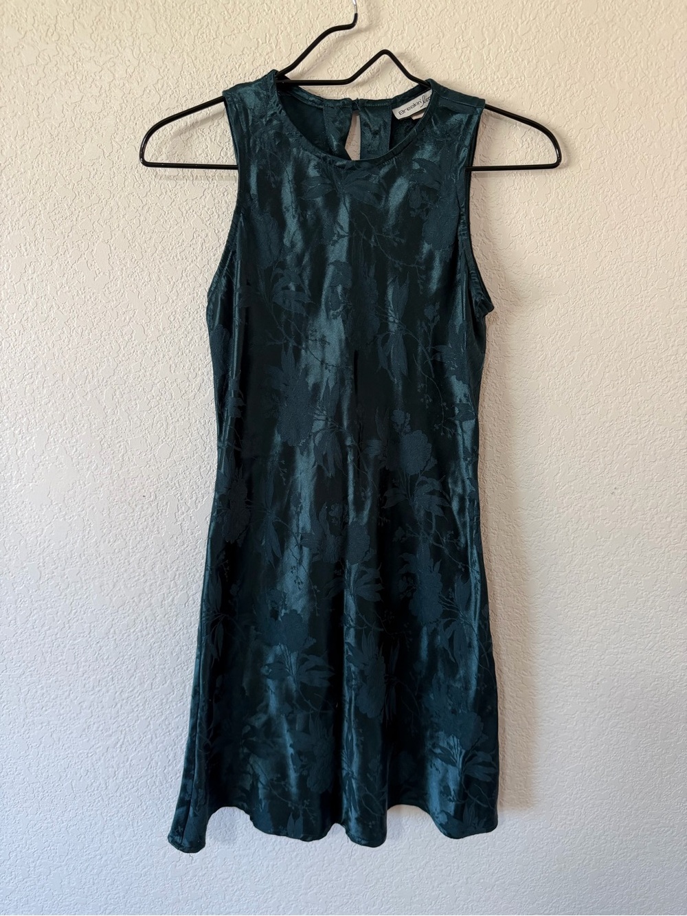 90s Vintage Floral Jacquard Dress